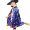 Children Halloween Fancy Costume, Wizard Witch Cloak Cape Hat, Competition Fancy Dress