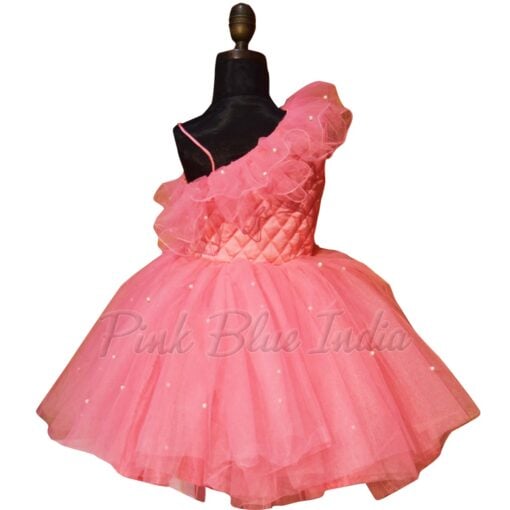 Girls Pink dress, kids dress, little girl birthday dresses India