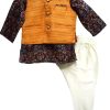 Readymade Kurta Pajama with Jacket for boy, cotton Kurta pajama 6- Months 1 year old boy