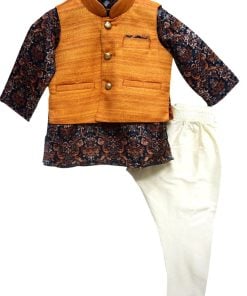 Readymade Kurta Pajama with Jacket for boy, cotton Kurta pajama 6- Months 1 year old boy