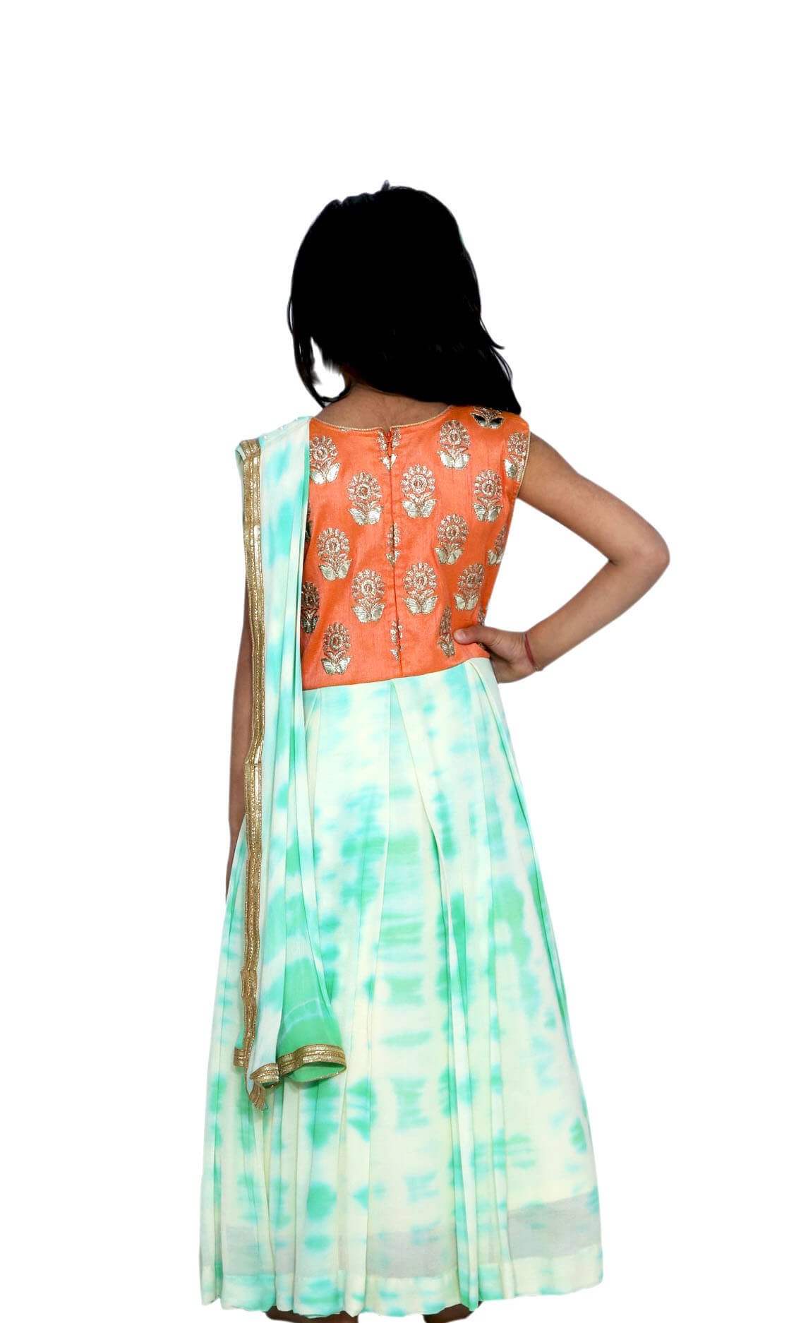 Half Sleeves Gown for a Stylish Look | Saranya Fashion