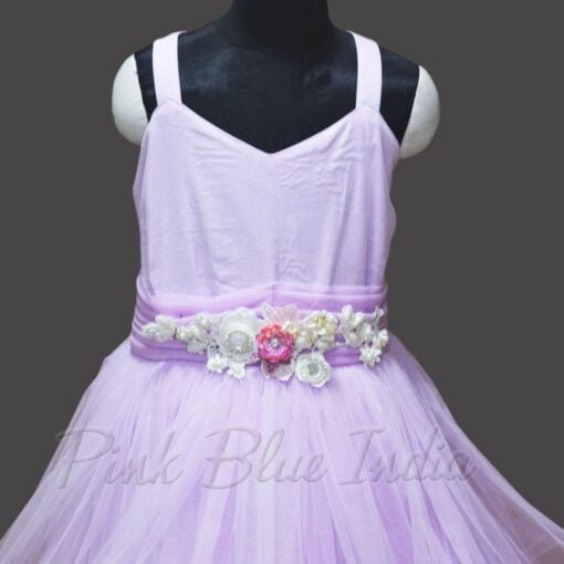 Buy Lovely Lilac Lace Dress for Girls online