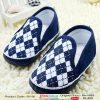 Classy Navy Blue and White Sporty Toddler and Infant Designer Shoes