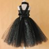 Shop Online Newborn Glitter Tutu Party Dress in Black with Free Headband