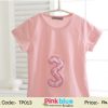 Peach Color Baby Boys and Girls 3 Year old Birthday T-shirts