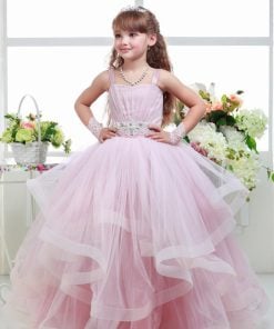 pink princess prom dress