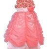 Shop Peach Rose Floral Couture Princess Gown Dress