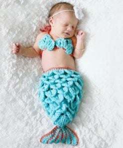 mermaid baby photo prop