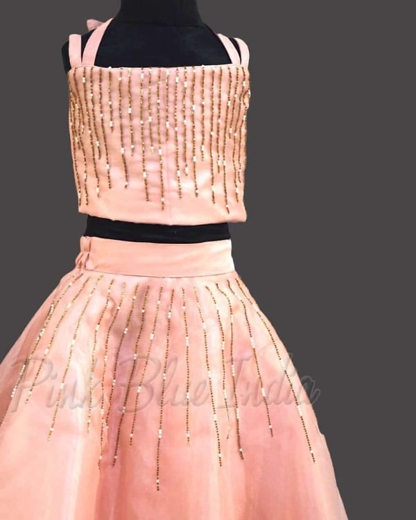 Crop top lehenga set for girls festive wear stylish ethnic party outfit