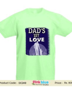 Dad’s 1st Love Custom Infant Baby Short-Sleeve T-Shirt shop online India