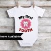 My First Tooth Baby Clothes - Funny Newborn Baby Romper
