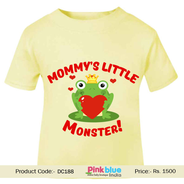Mommy’s Little Monster Custom Printed Kids Toddler T-shirt India