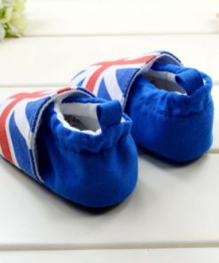 blue baby shoes