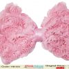 Cute Baby Pink Hair Band for Girls with Bow Flower Arrangement