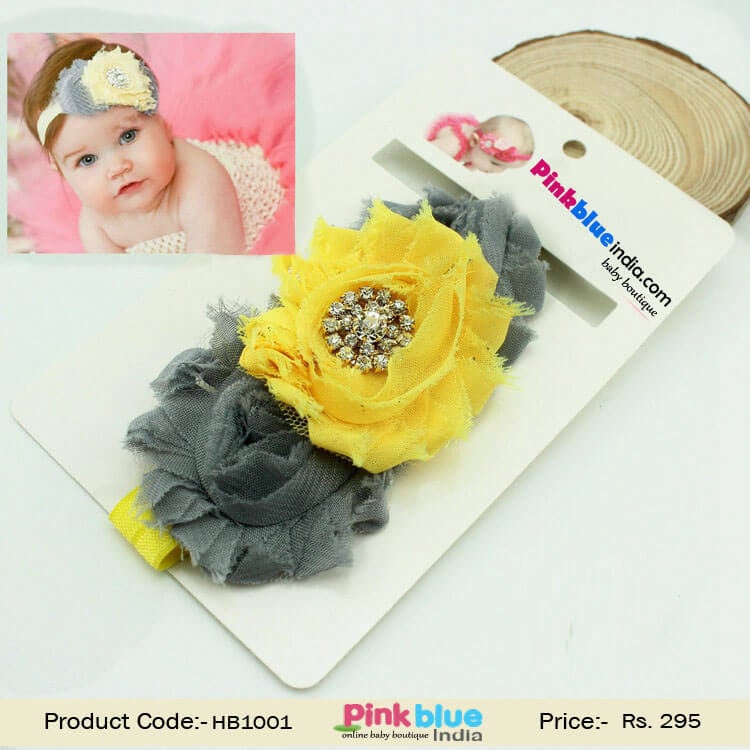 Designer Kids Flower Headband for Baby Girl