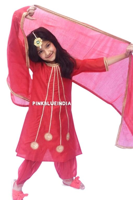 Kids Salwar Kameez Set - Party Wear Salwar Suit for Baby Girl