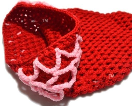 Cute Red Mermaid Crochet Baby Photography Wrap With Headband and Blouse
