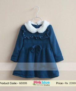 Winter Party Dress for baby Girls