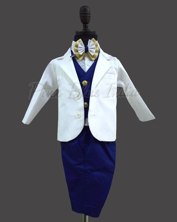 Boys designer party suit stylish birthday celebration outfit
