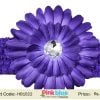 Blue Flowers Hair Band for Baby Girl