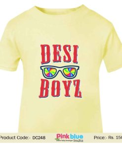 Infant Baby and Kids Unisex T-shirt Tee Desi Boys
