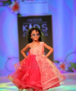 Designer Gown: Buy Pink Organza Gown for Baby Girl Online
