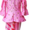 Pink Indo Western Baby Peplum Top - Ethnic Kids Wear Girl