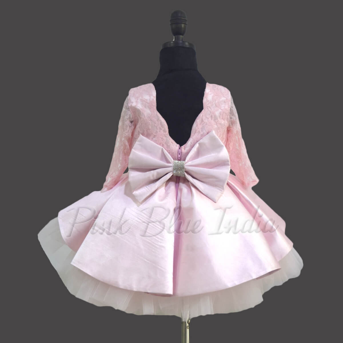 Box pleats Baby Girl Dress Design