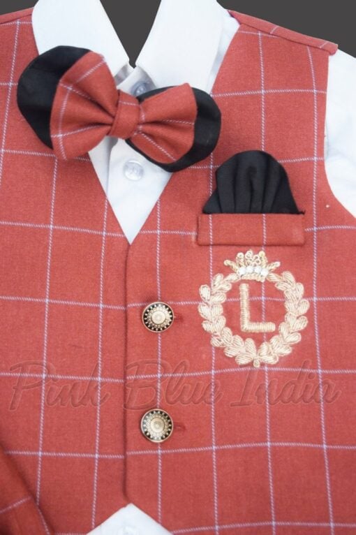 Buy Boys Birthday Party Wear, Shirt Waistcoat, Pant Online