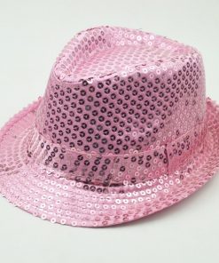 Baby Pink Fashion Sequins Designer Cap for Kids in India