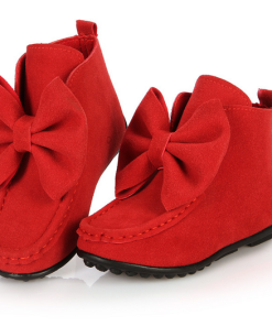 Buy Online Designer Cute Red kids Shoes for Girl with a Beautiful Bow