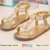 golden baby sandal