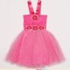Birthday and Special Occasions Pink Flower Girl Tutu Dress