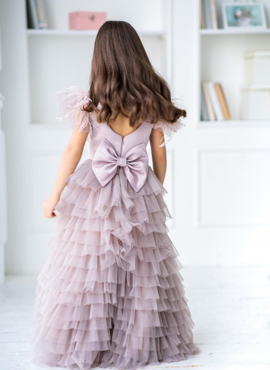Romantic Purple Lace Lilac Infant Dress With Ruffles And Short Sleeves  Perfect For Parties, Pageants, Proms, Birthdays Elegant Little Girls Gown  CL2783 From Allloves, $66.68 | DHgate.Com
