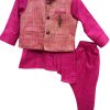 childrens kurta pyjama Online in UK, USA - baby Boy ethnic kurta pajama with jacket party wear 