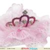 Designer Pink Crown Princess Hair Clip