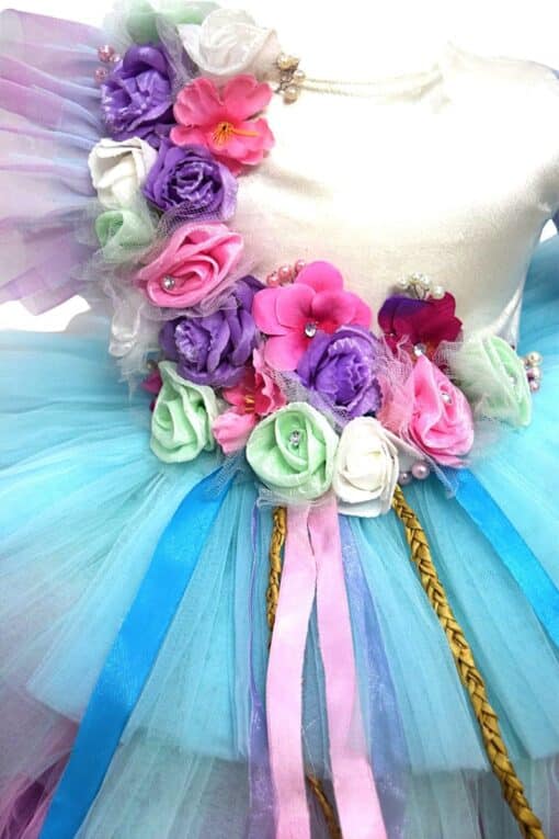 Rainbow Unicorn Birthday Dress Up Costume - Girls Party Dress