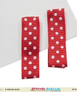 Beautiful Designer Rectangle Red Hair Clips
