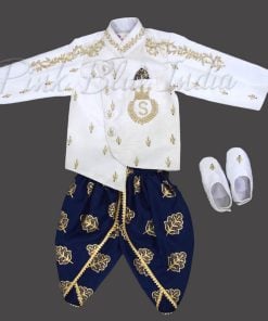 Ethnic Dhoti Jacket Set for Newborn Baby Boy