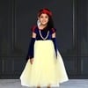 Baby girl Snow White birthday dress yellow princess design stylish party occasion wear