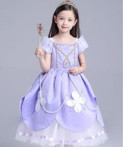 Sofia the First Royal Dress, Sofia the First Birthday Outfit, Little girl princess costume