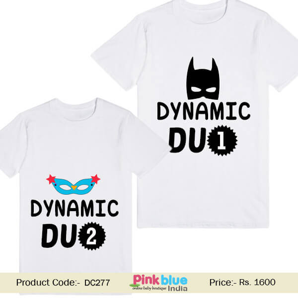 Dynamic Duo Matching Little Sister Little Brother Tee