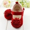 Elegant Belle Baby Shoes with Complimentary Flower