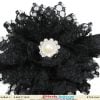 Black Net Flower Hair Band for Children
