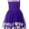 Princess Baby Girl Special Occasion Dress Deep Purple