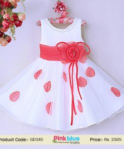 white baby summer dress