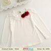 white baby party top