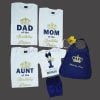 Family Custom Name Outfits - Indian Family Matching T-shirts, birthday Outfit