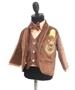 Brown Baby Boy Wedding Suit Formal Outfit