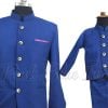 royal blue Father and Son Matching Bandhgala Wedding Suit
